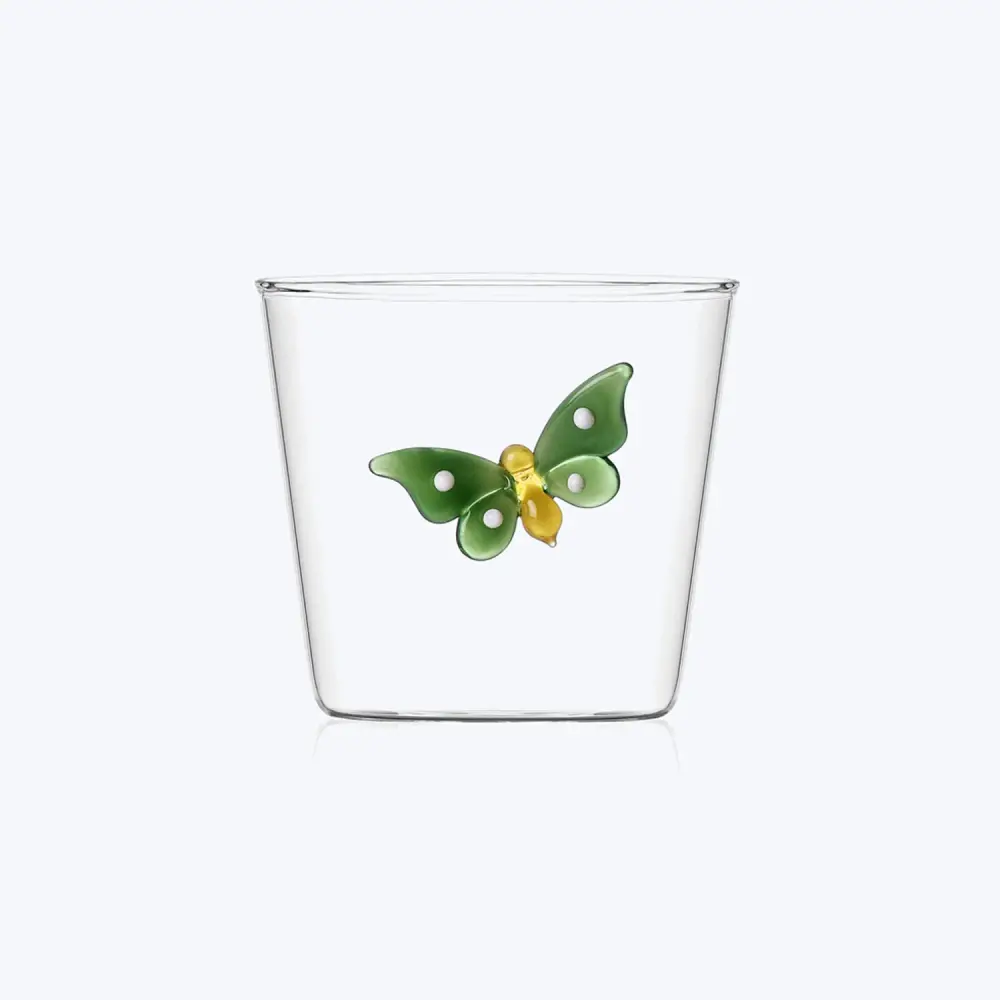 Green Butterfly Tumbler