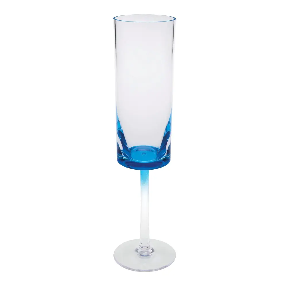 Oval Halo - Acrylic Champagne Flutes place 4)