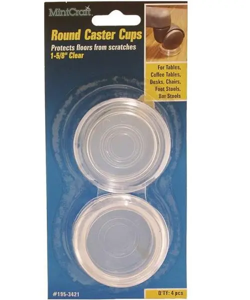 ProSource FE-50800-PS Clear Plastic Furniture Glide Chairs Tables