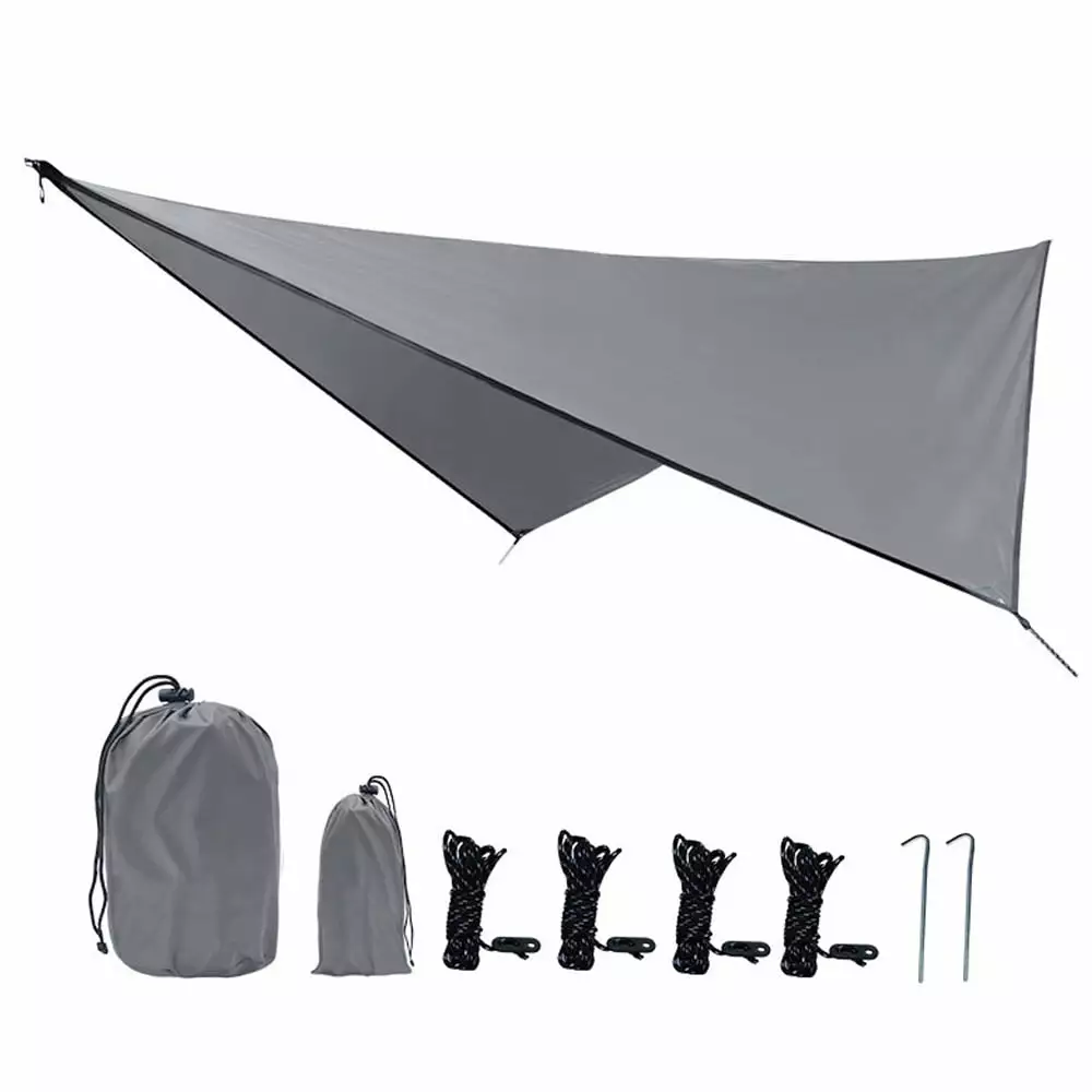 Waterproof Lightweight Hammock Rain Fly Camping Backpacking and Hiking