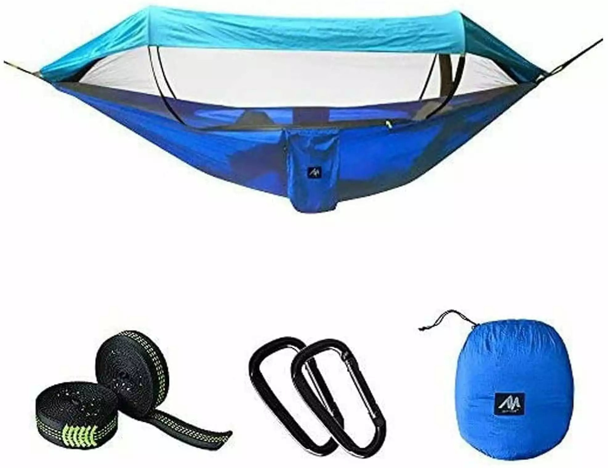 Ayamaya 3 1 Camping Hammock Mosquito Net Sunshade Cloth and Tree Straps 2 Person Portable Nylon Swing Hammock