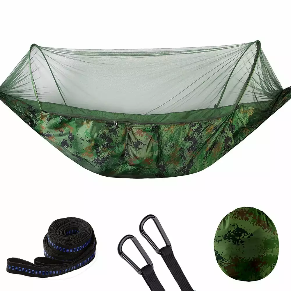 Feikong 250x120cm Single Double Portable Camping Hammock Mosquito Net Pop-up Easy Setup