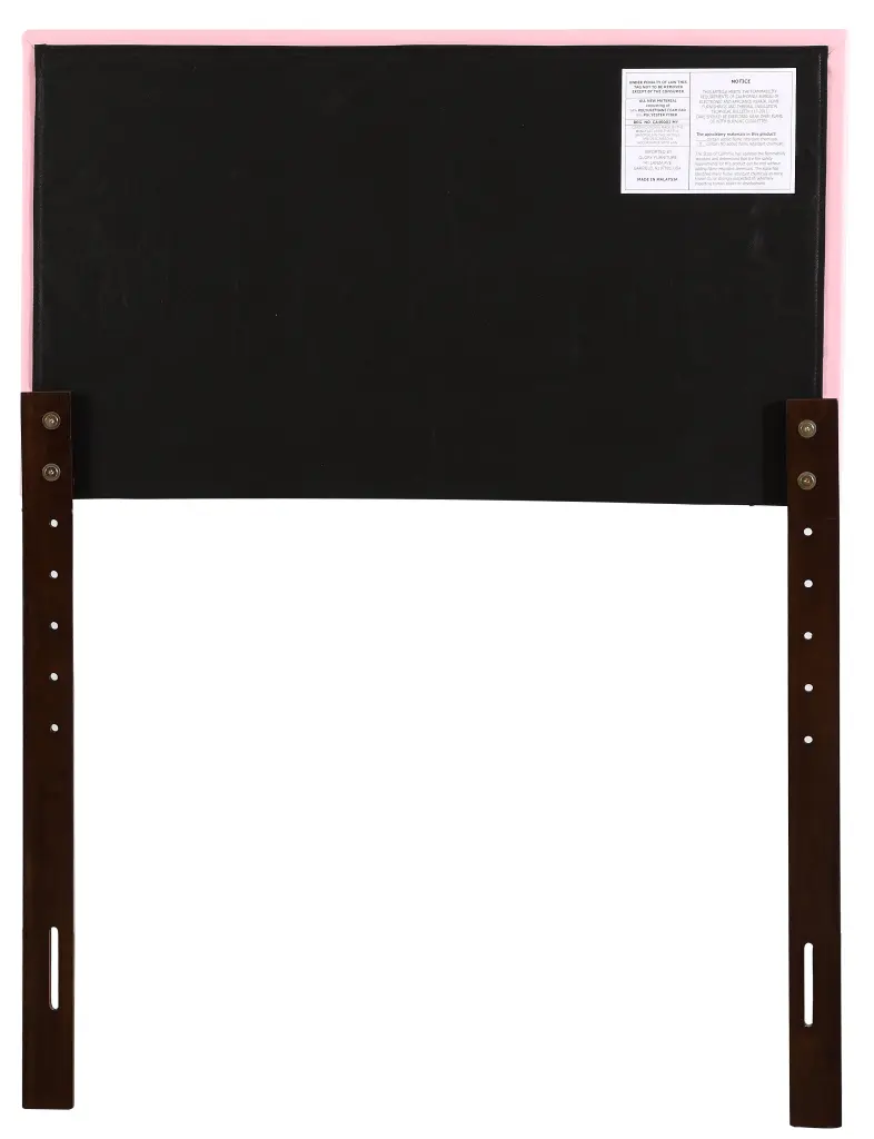Super Nova G0136 THB Twin Headboard Pink Foam PU glory furniture