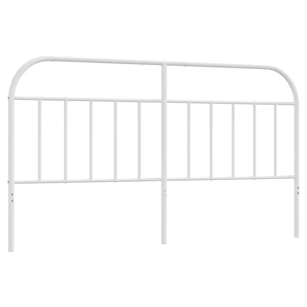 White Metal Headboard 70.9 Inches