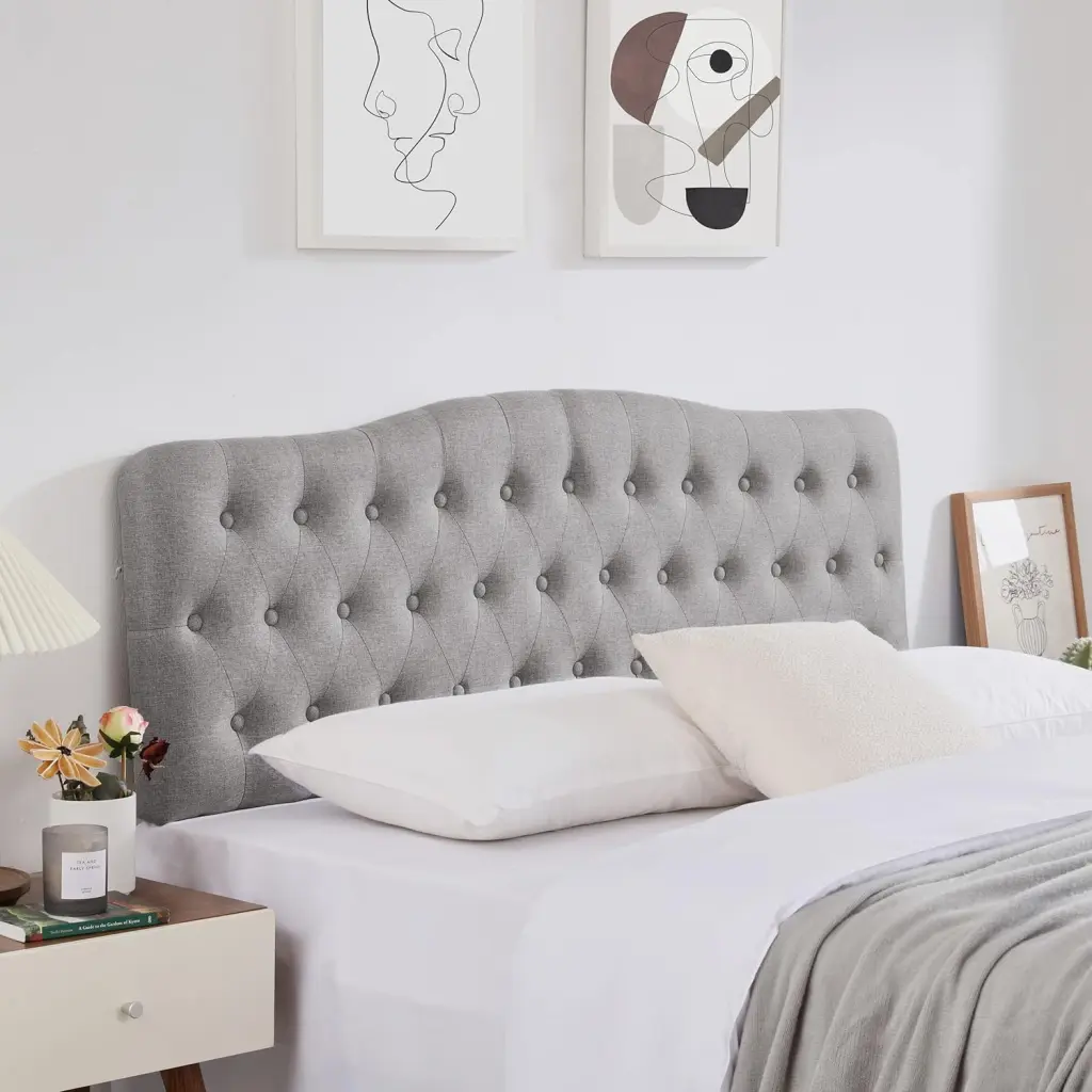 Upholstered Twin Headboard Button Diamond Tufted Headboard Adjustable xichen indoor furniture co.- ltd