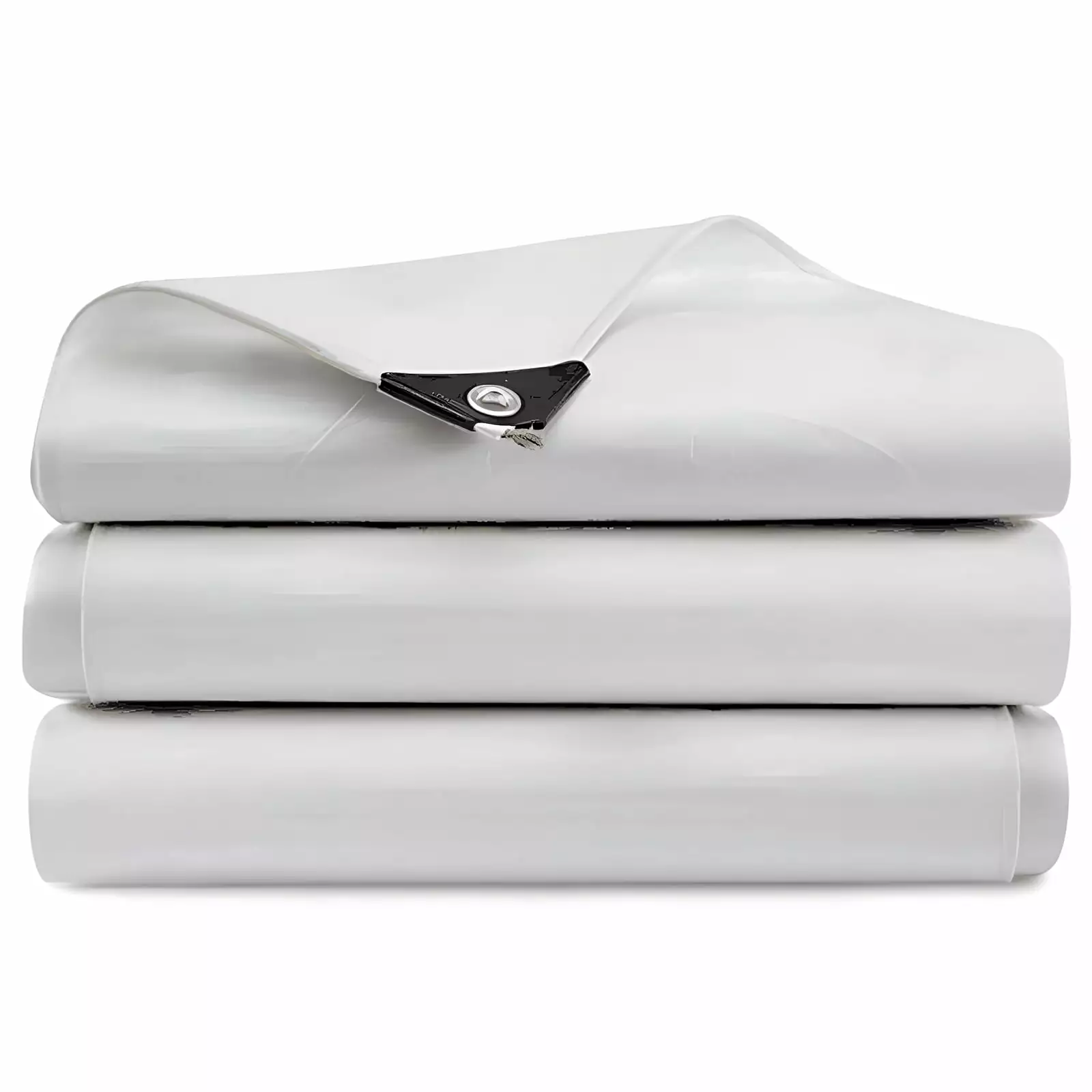 Lovote Heavy Duty 20 Mil White Poly Tarpaulin Cover 12x16ft Waterproof UV Resistant Grommets 1012ft