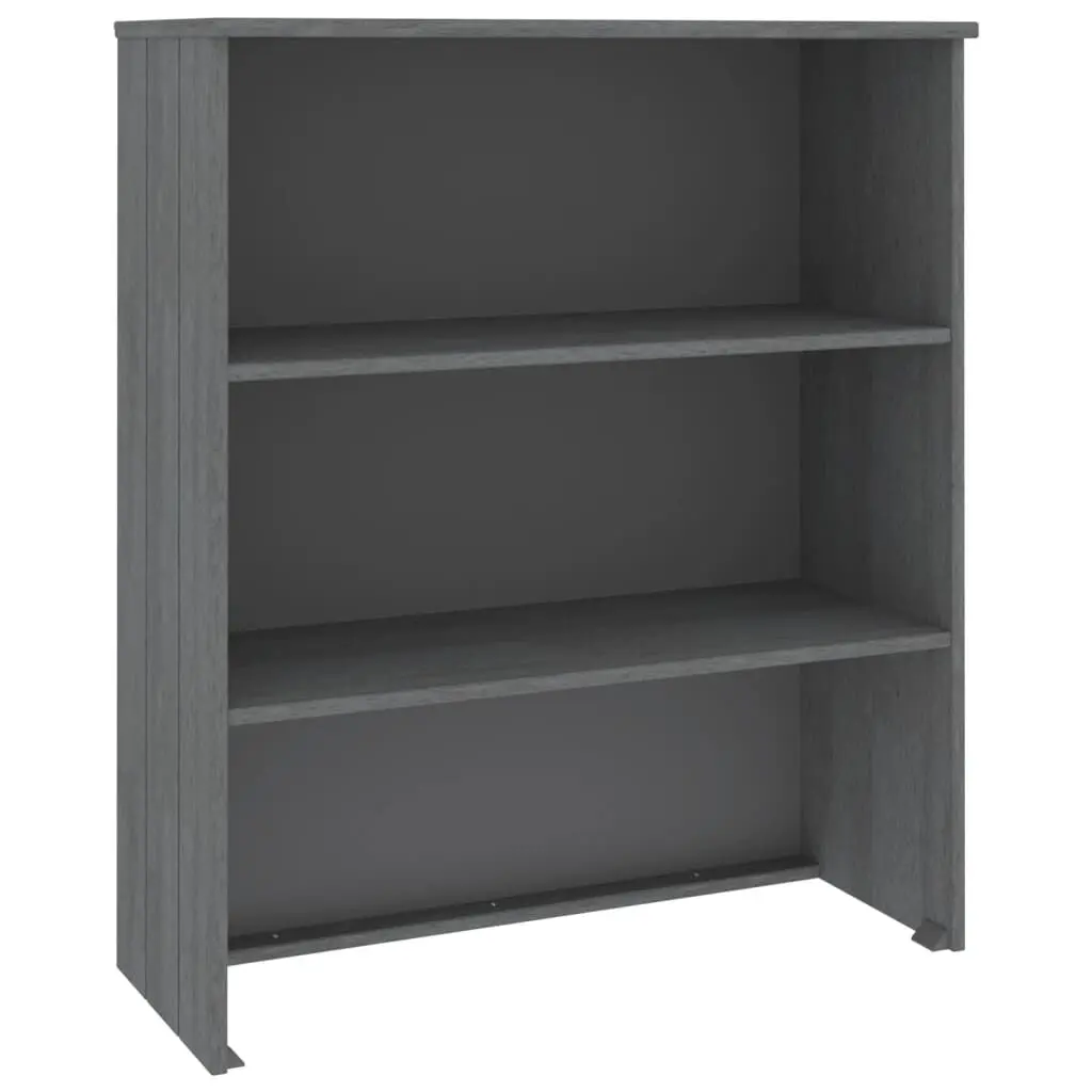 HAMAR Dark Gray Solid Wood Pine Highboard Top 33.5x13.8x39.4 Inches