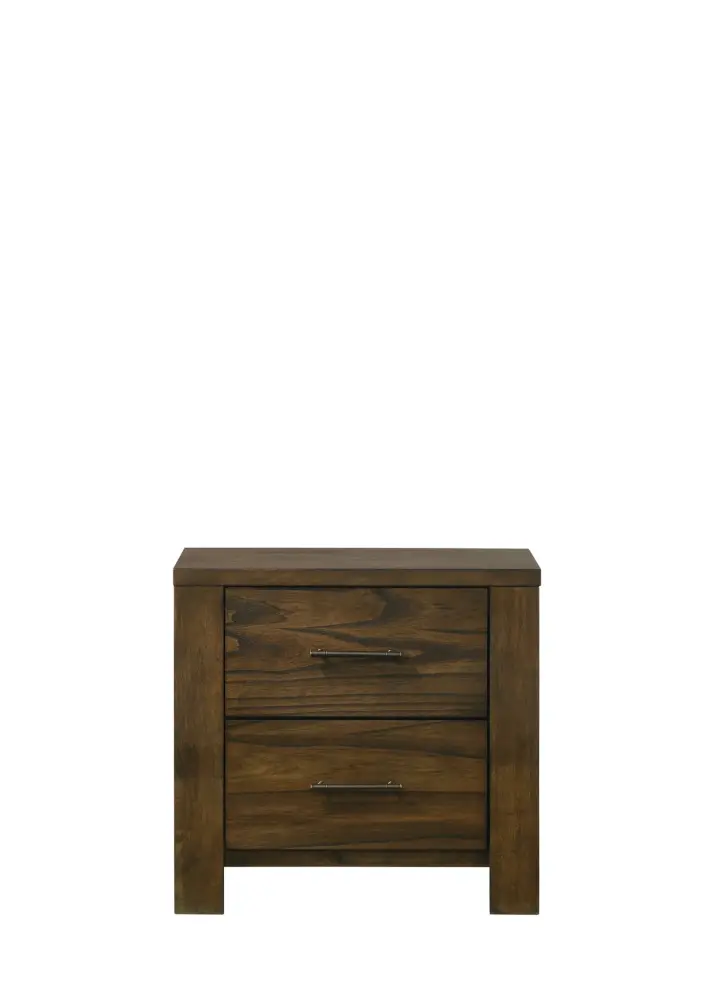 Geometric Metal Merrilee - Nightstand - Oak