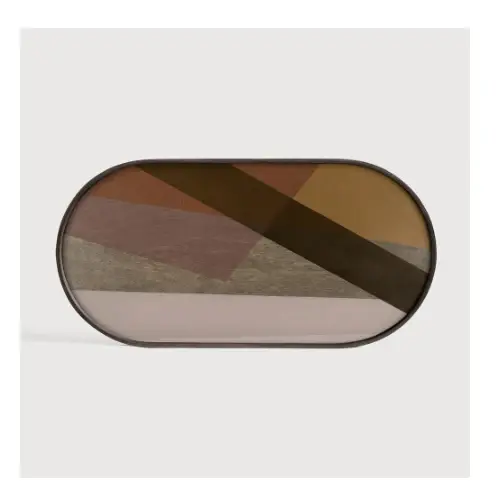 Angle Glass Tray - Medium