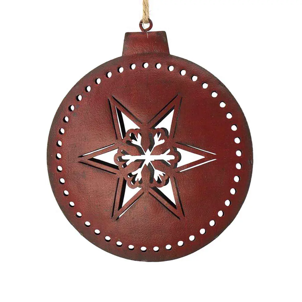 Cherry Metal Ball / Snowflake, 5''