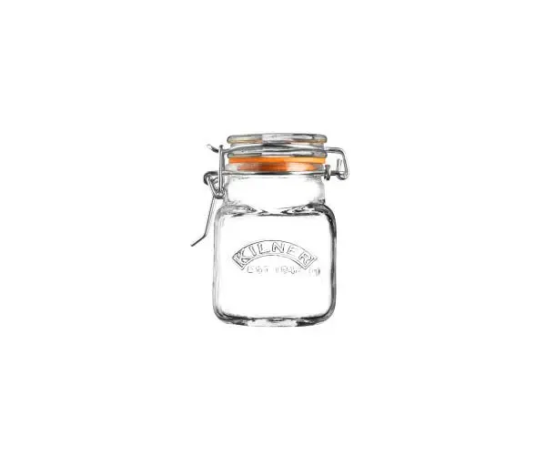 Clip Top Square Spice Jar 2.4 fl oz
