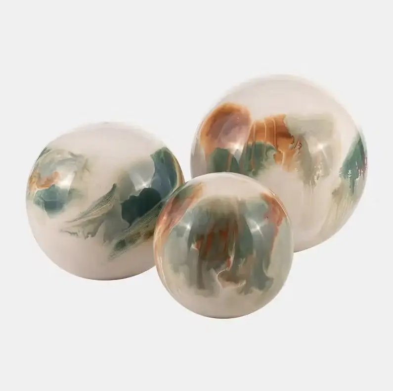 Colored Stained Deco Ball