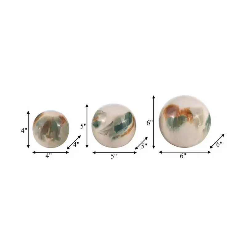 Colored Stained Deco Ball