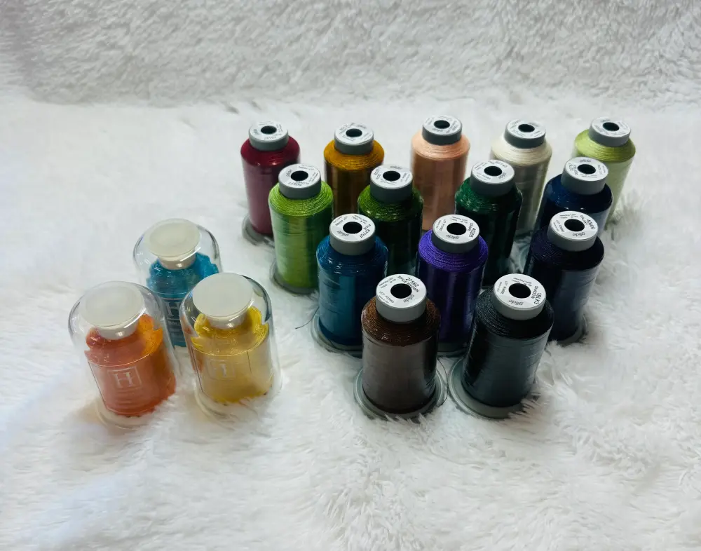 Kimberbell Seasonal Jar Toppers Brown Box Distinctive Thread Set OR Thread La Carte