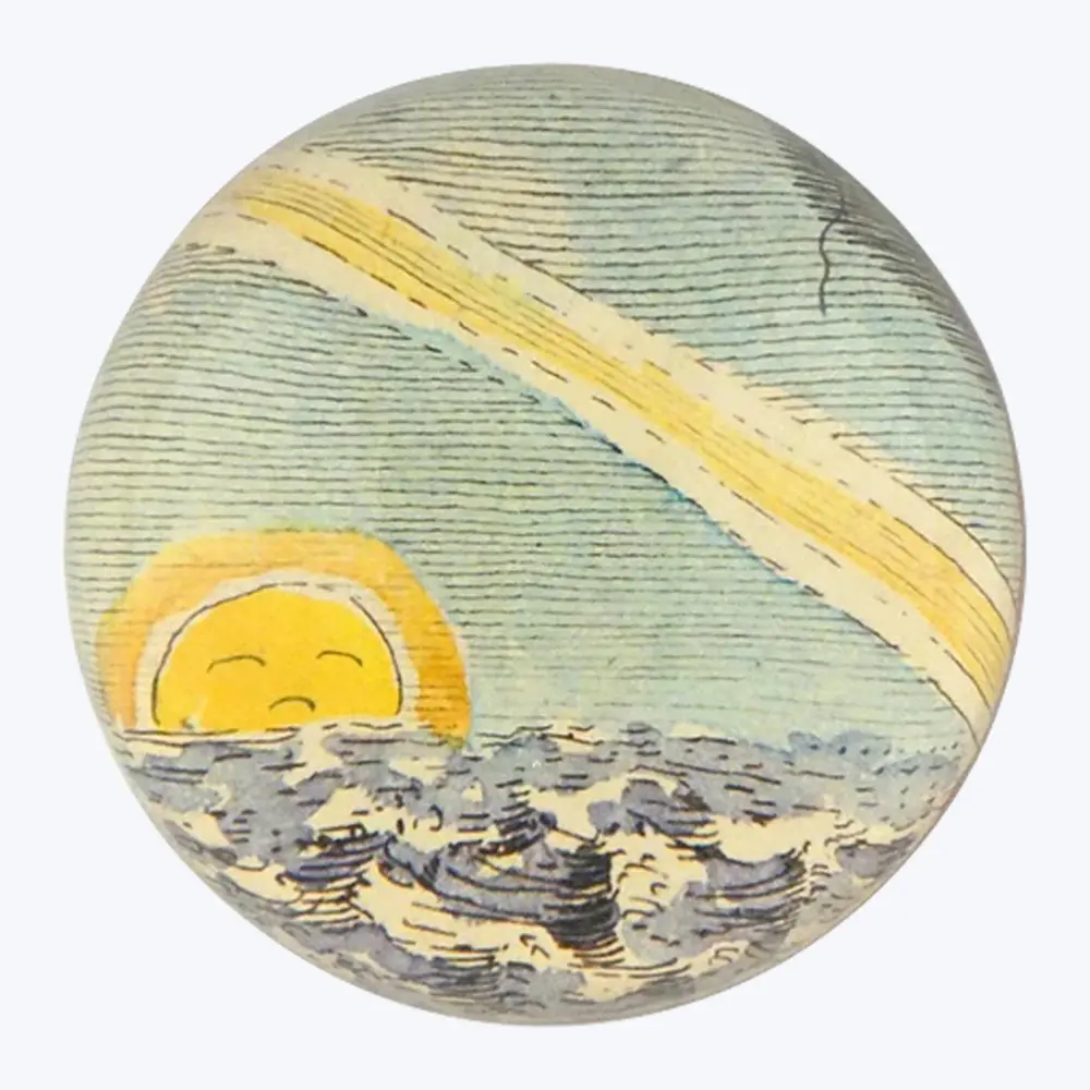 Sunny Prismatic Dome Paperweight