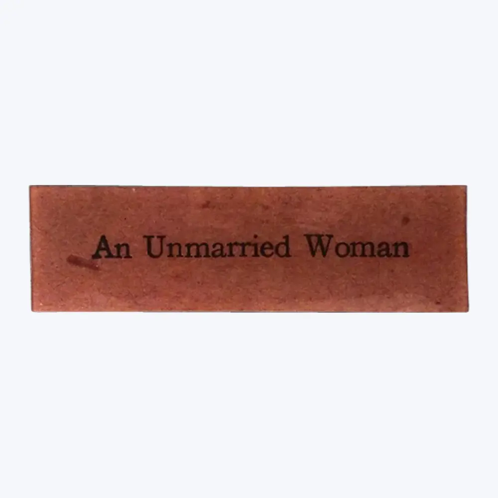 Unmarried Woman Rectangular Tray