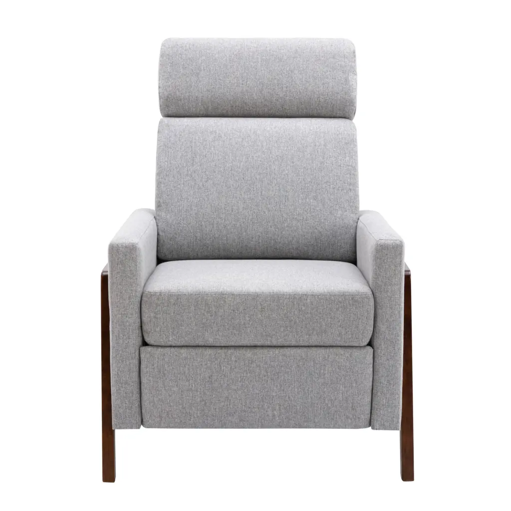 Wood Framed Upholstered Recliner Chair Customizable Home Theater Seating bed best
