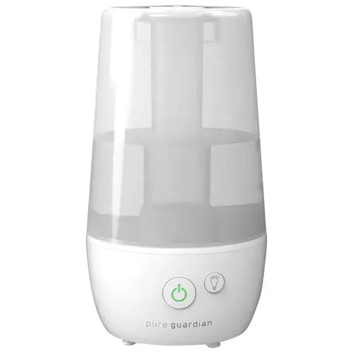 PureGuardian Ultrasonic Trendy Mist Humidifier Bedroom, Nursery & Office