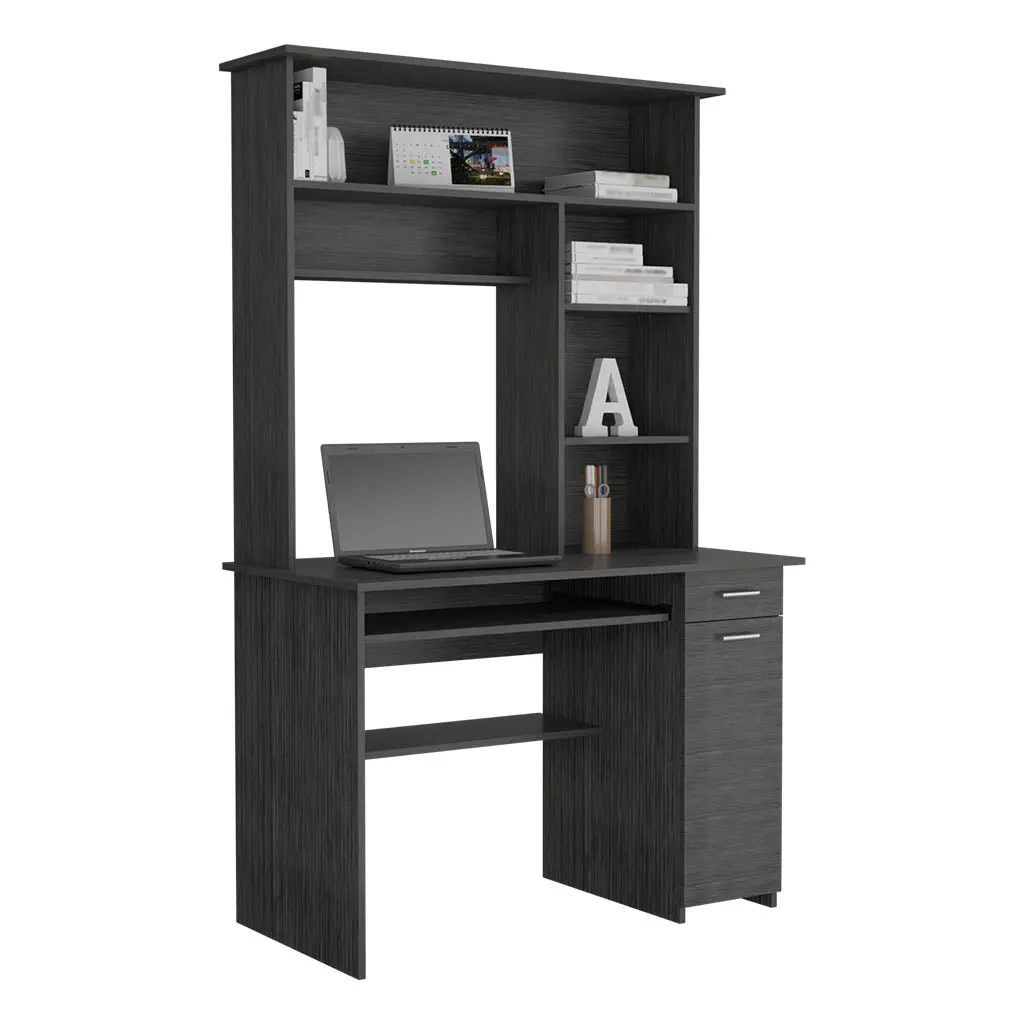 Compu Hutch Desk Keyboard Tray, CPU Panel, and Multiple Shelves depot e-shop