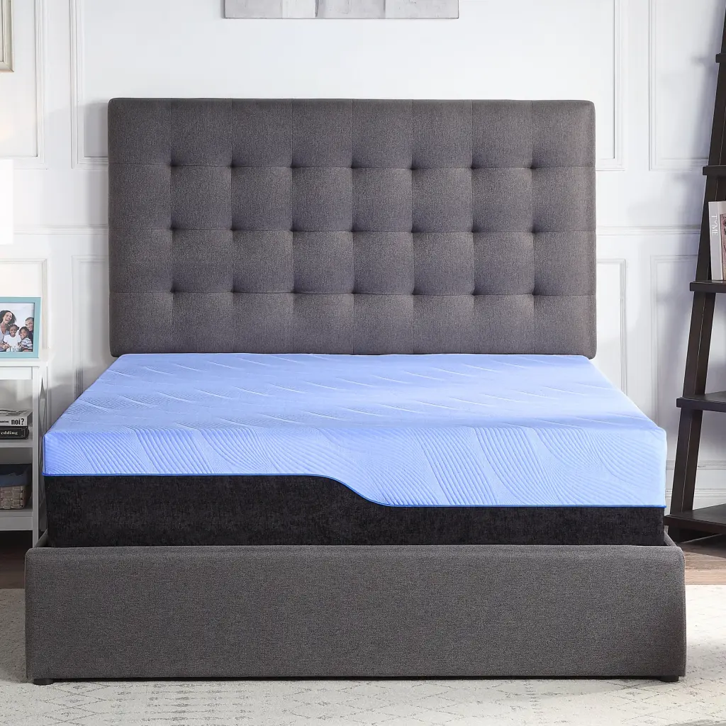 12 Inch Refresh Hybrid Cooling Latex Foam and Coil Mattress Adults bridgevine home