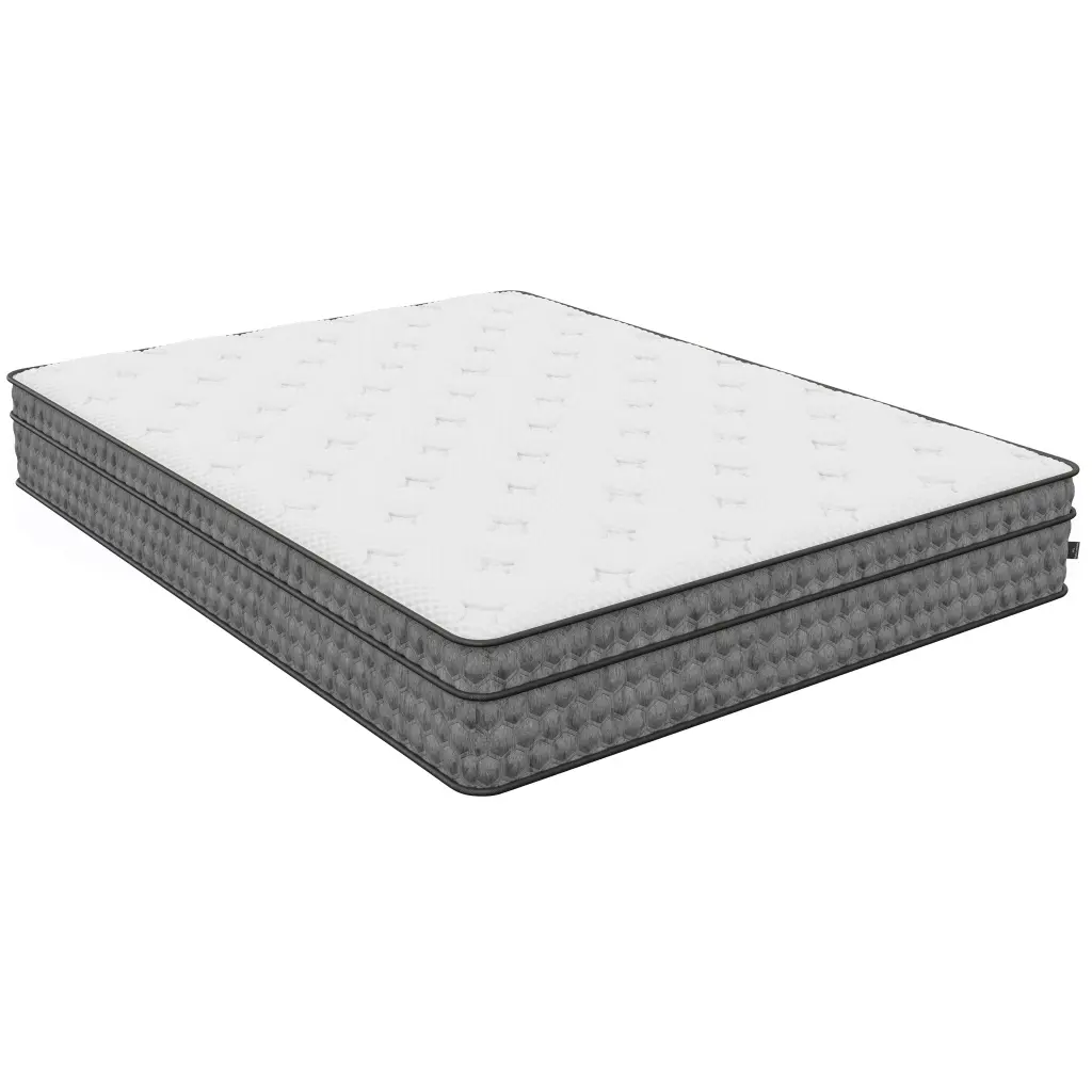 Queen Zen Cool Gel Hybrid Euro Top 11 Inch Medium Feel Mattress diamond mattress