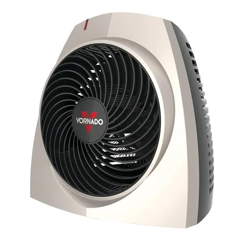 Vornado EH1-0092-69 Vortex Electric Heater, 12.5 , 120 V, 1500 W, 3-Heating Stage, Black/Champagne