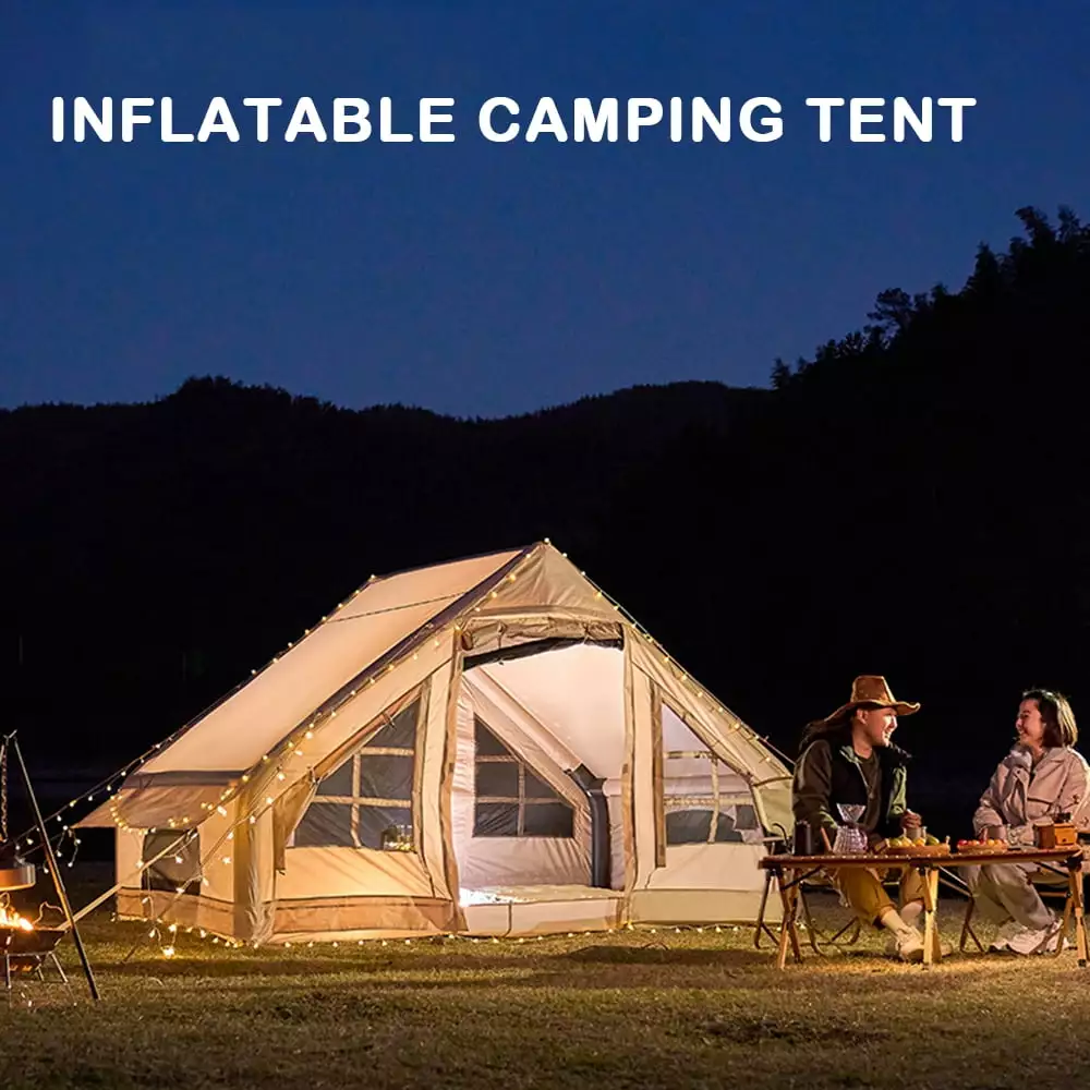 Waterproof Inflatable Tent - Funien Tent Qisuo - Lightweight and Easy Setup Camping M