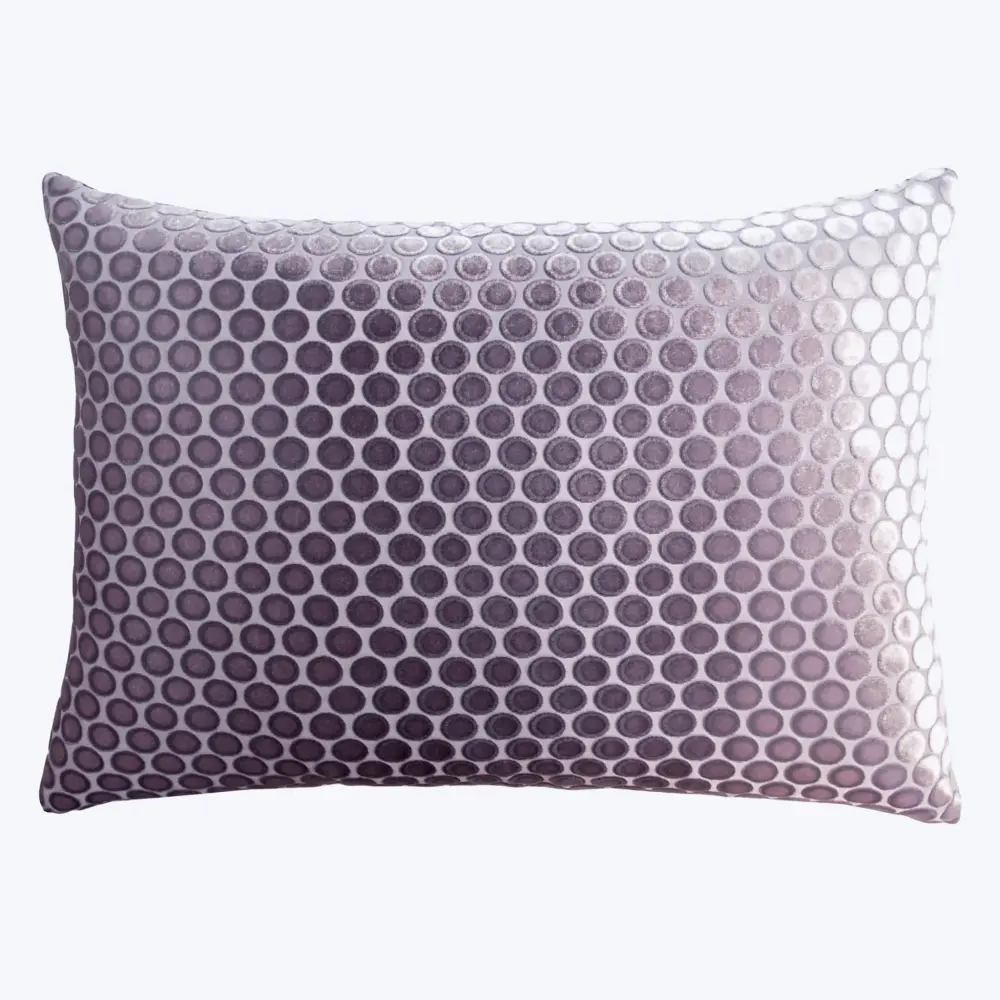 Dots Velvet Pillow, Thistle
