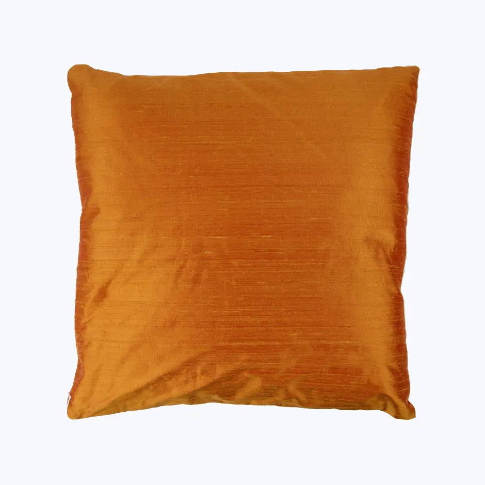 Dupioni Pumpkin Pillow Hidden Zipper