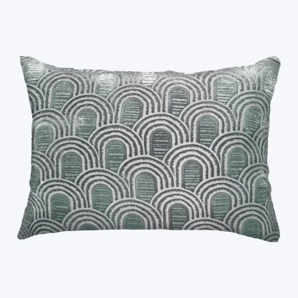 Endless Velvet Lumbar Pillow Jade