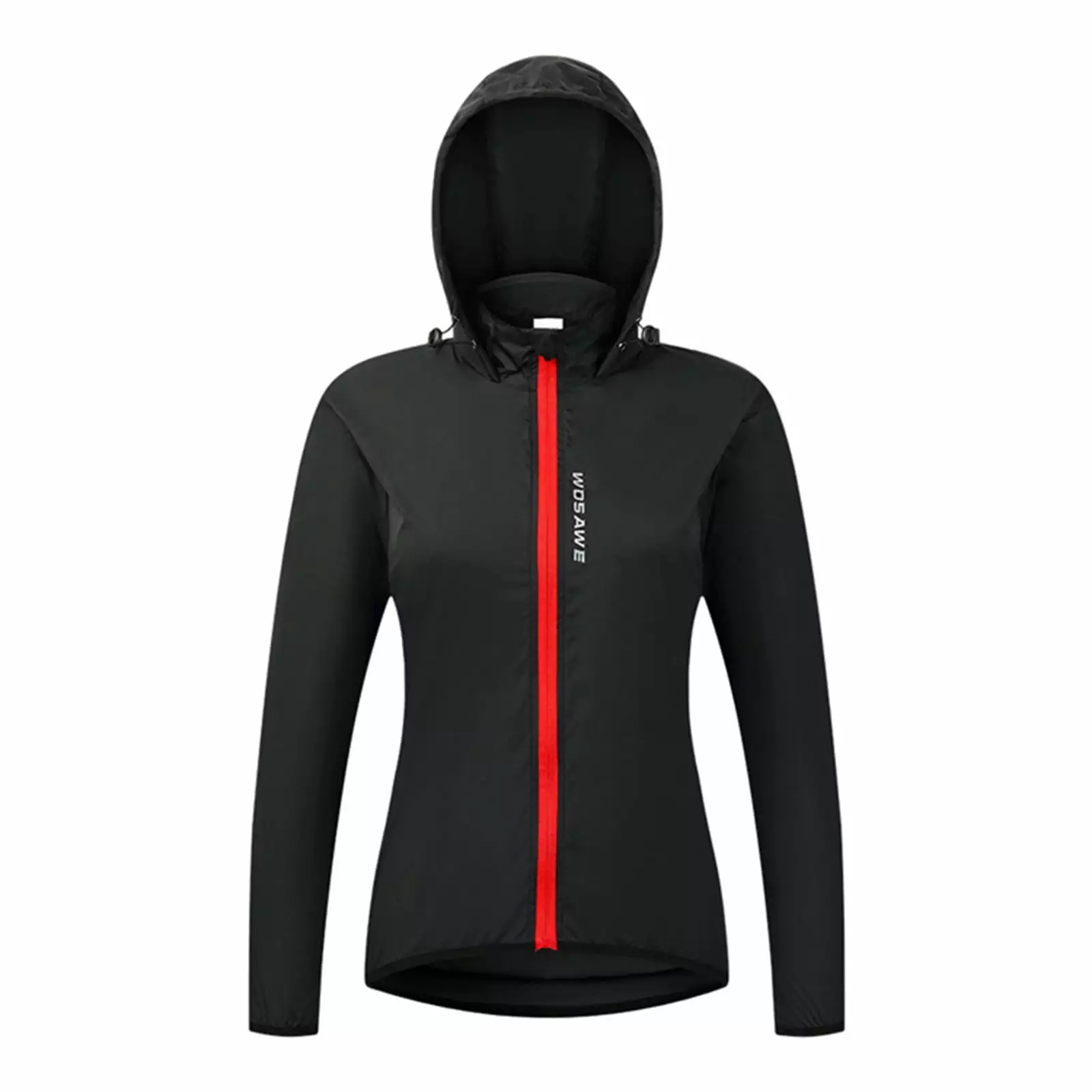 ZiSUGP Women's Packable Water Resistant Cycling Jacket Hood Running and Biking