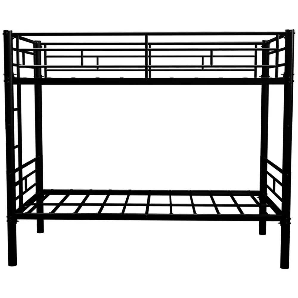 Metal Bunk Bed Kids, Changeable Bedframe Ladders & Guardrail Playful Designs