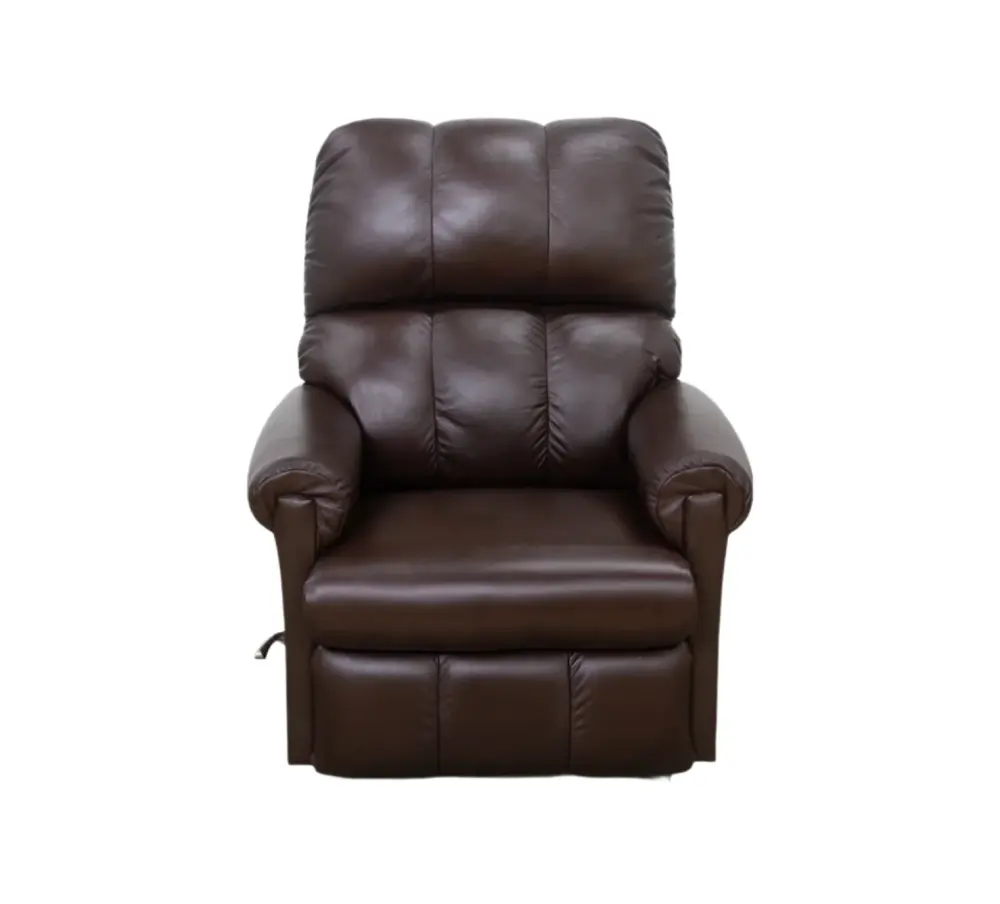 Seasons LA-Z-BOY Chestnut Leather Rocker Recliner