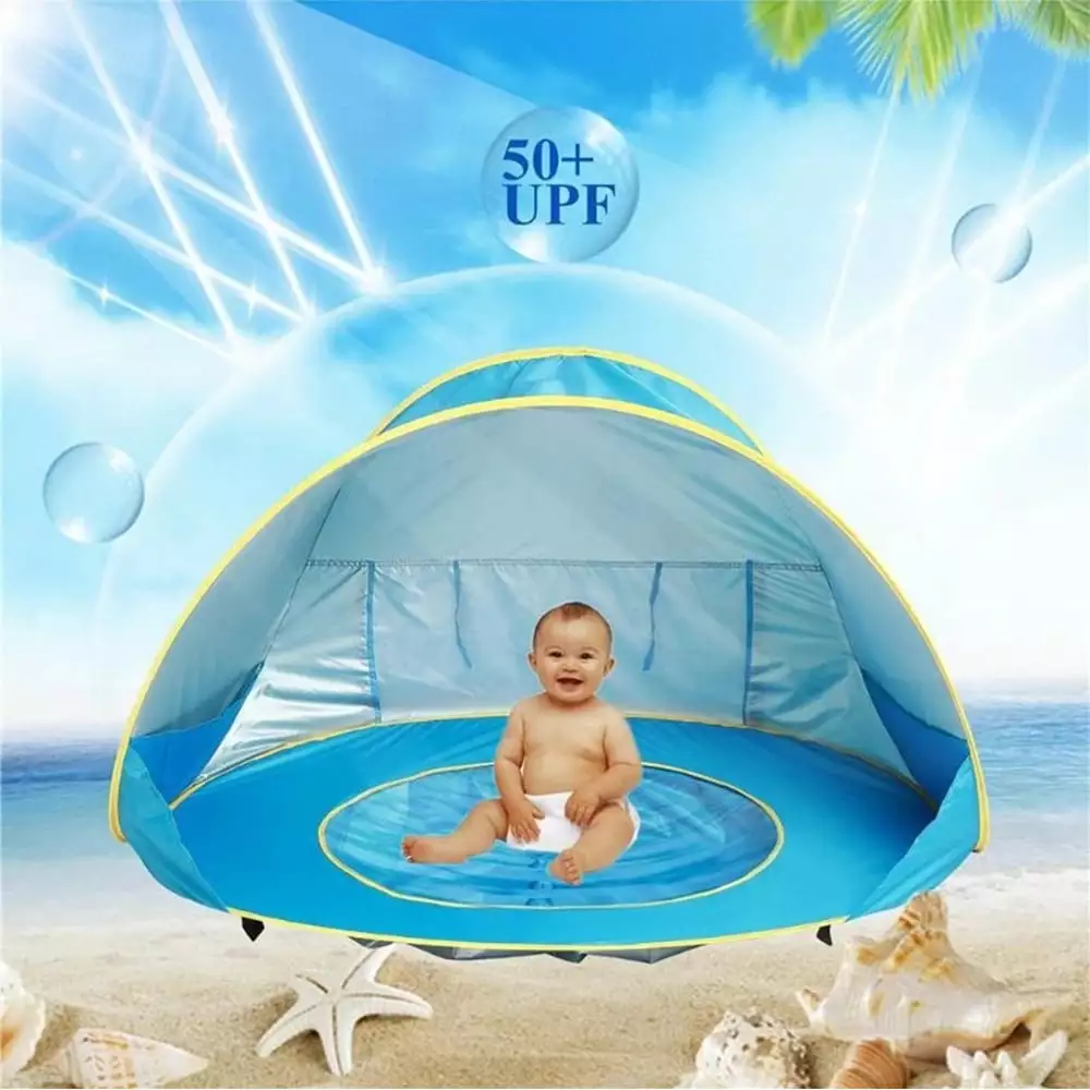 Baby Beach Tent Pool Pop Up Play Tents Kids Toddler Portable Sun Shelter UV Protection 2Pack