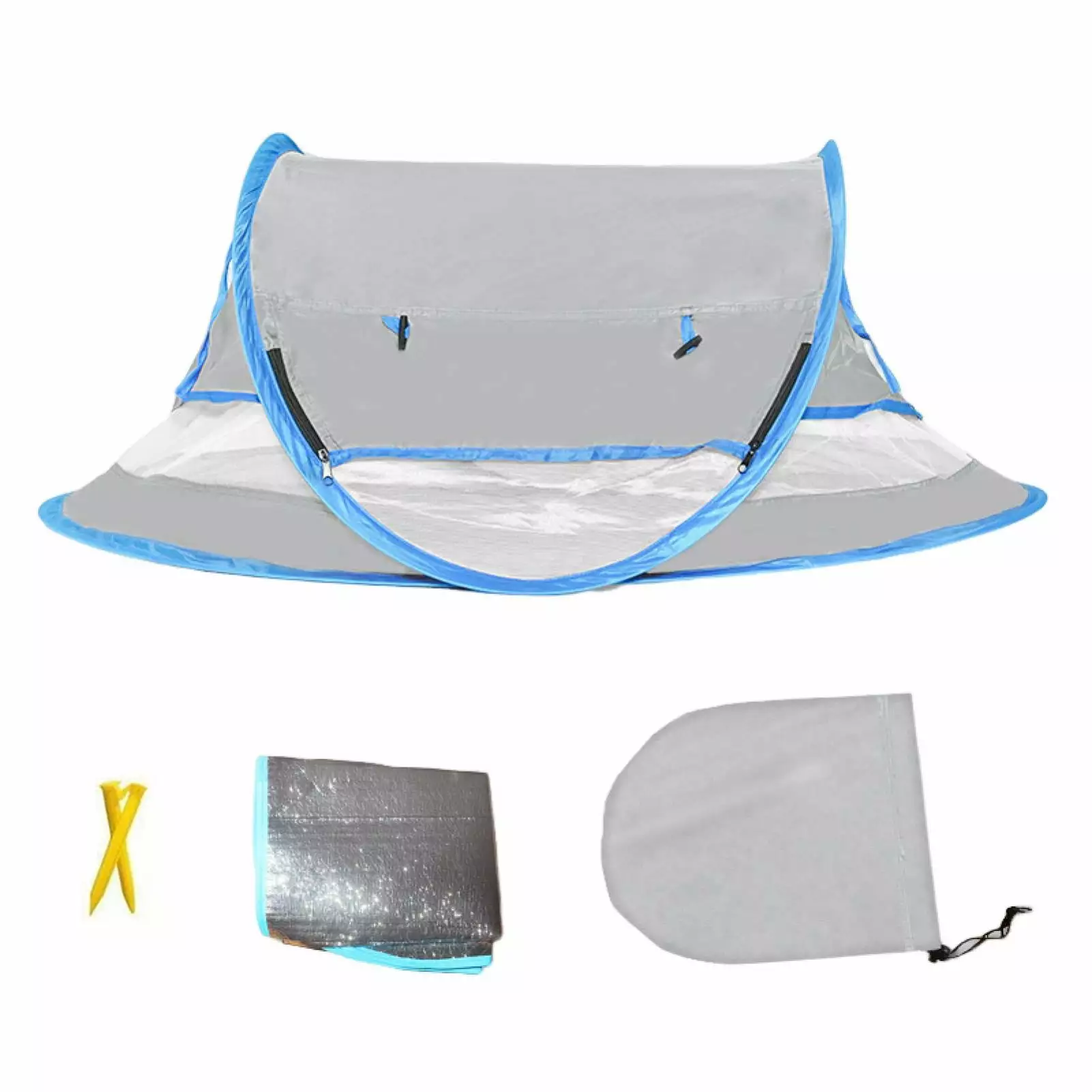 Baby Beach Tent UV Protection Breathable Folding Easy Setup Portable Outdoor Camping Toddlers Sun Shade Shelter Play Tent ...