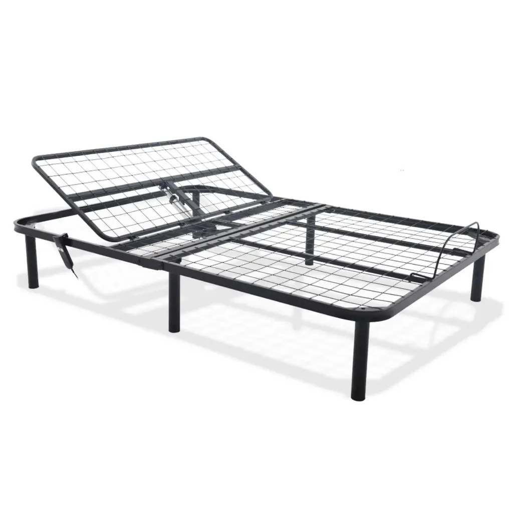 Customizable King Size Black Metal Bed Frame omne sleep