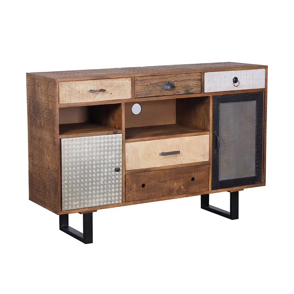 31.5x17.5x31.5 Inch Rustic 2 Drawer Kitchen Island Primary Living Space w2078