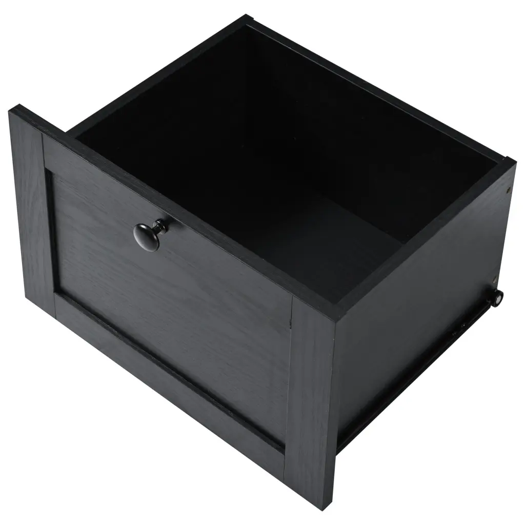 K&K 54.5 Inch Farmhouse Kitchen Island Power Outlet Storage rnb