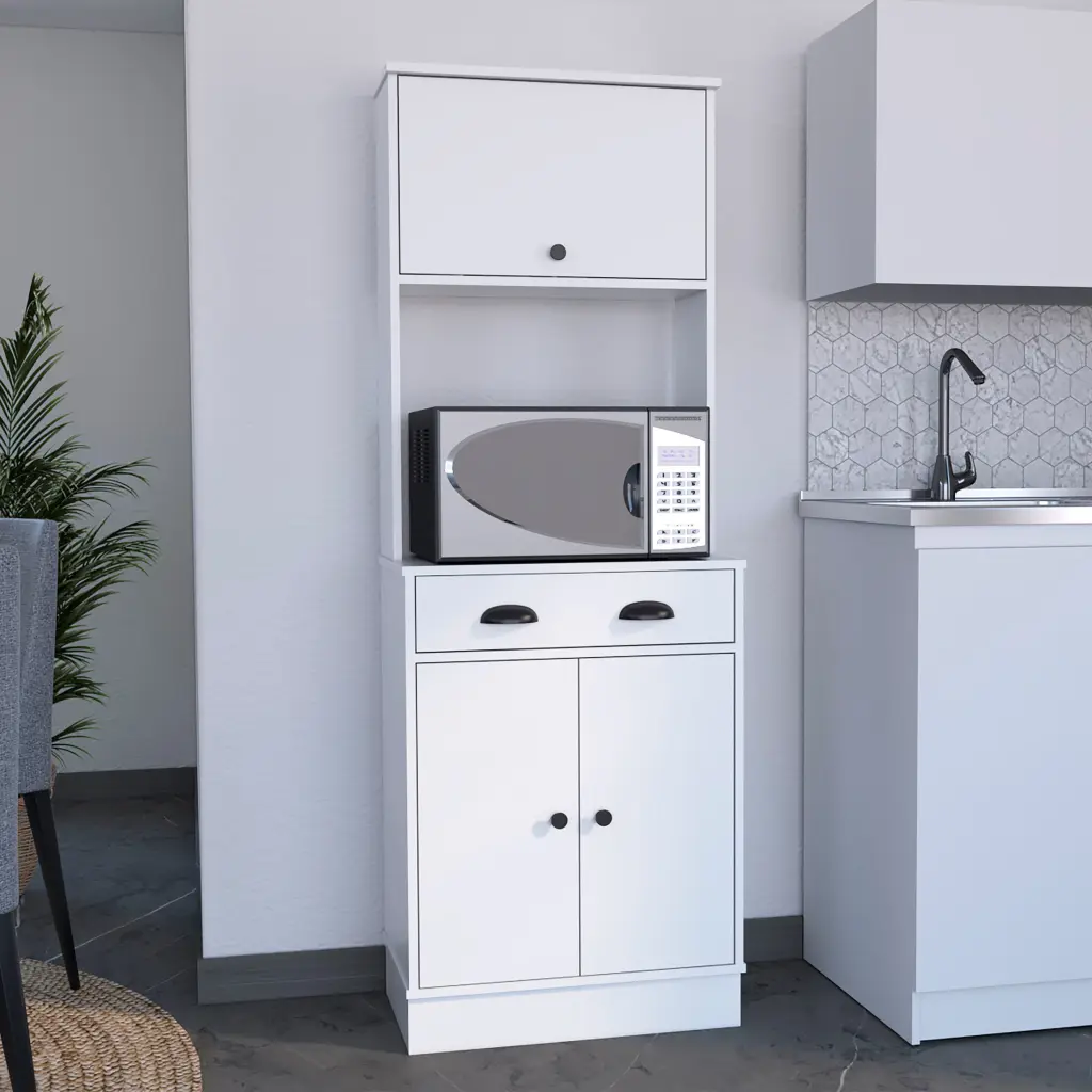 Tampa Kitchen Pantry Drawer And 2 Cabinets White Kitchen Modern M rta mubles colombia