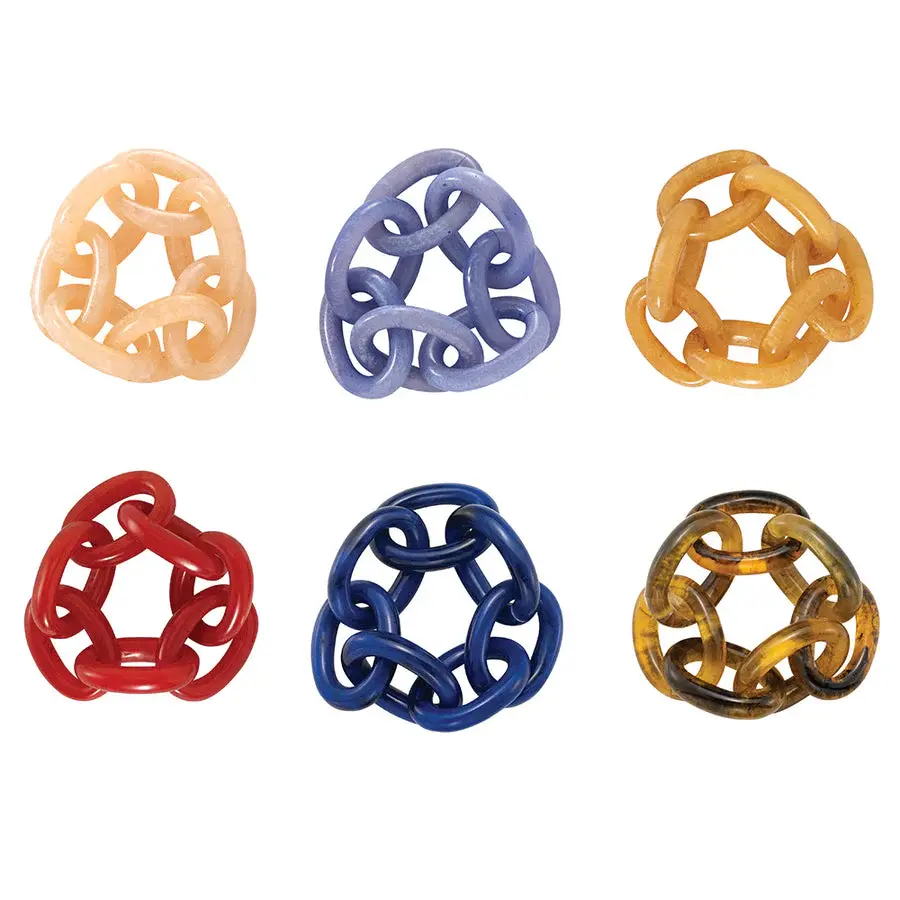 Chain Link Napkin Rings Place 4