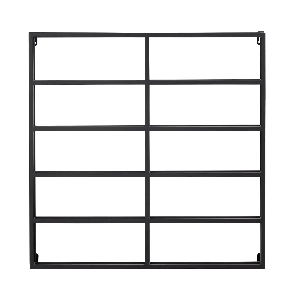 Magne Wine Rack - Jet-black Metal
