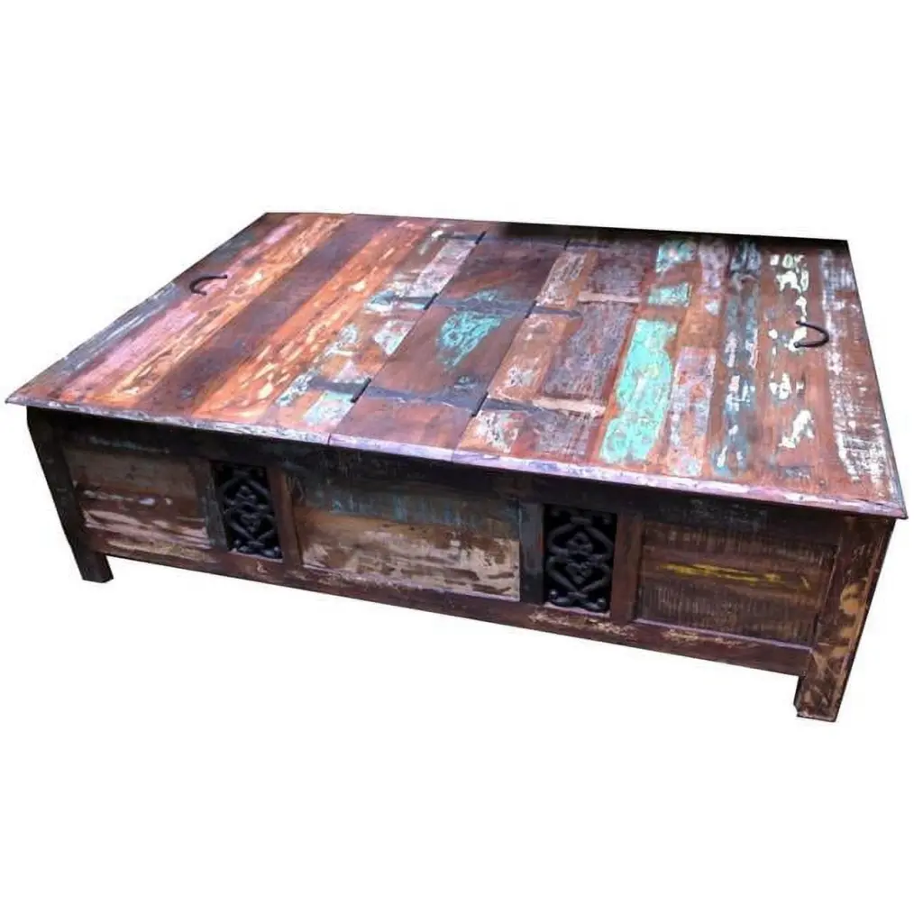 42 x 60 x 18 . Trinidad Box Cocktail Table - Large Living Room Center Table ComfortCorrect