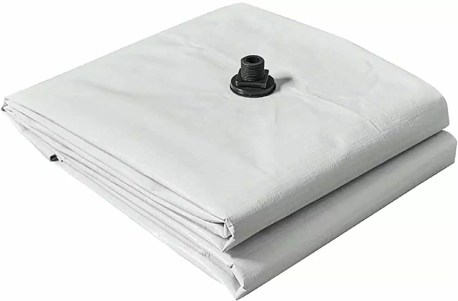 Tarps Now Roof Leak Diverter Kit 12 Mil Waterproof Tarp White 5x5 Feet 10