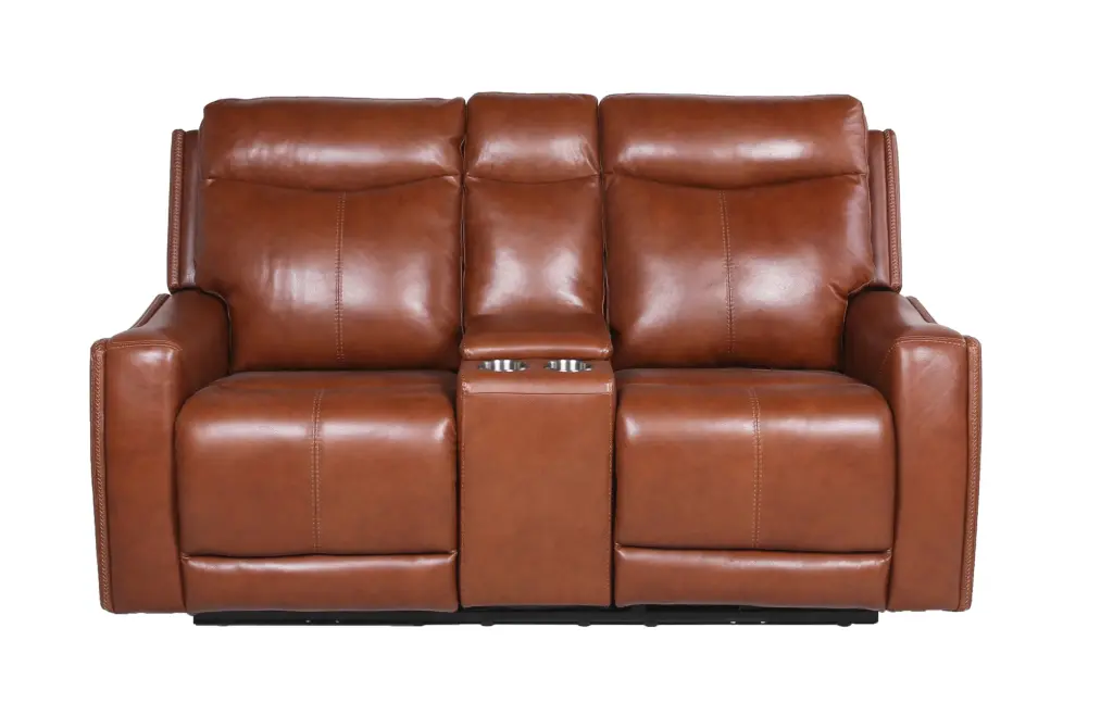 Contemporary Style Motion Set Top Grain Leather Power Headrest And Footrest steve silver furniture