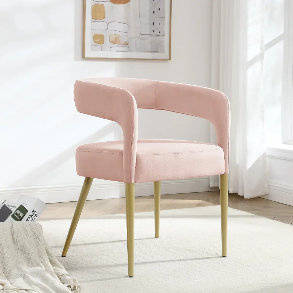 Flannelette Material Single Leisure Chair Cozy Cushioned Seat chuangyuan smart home