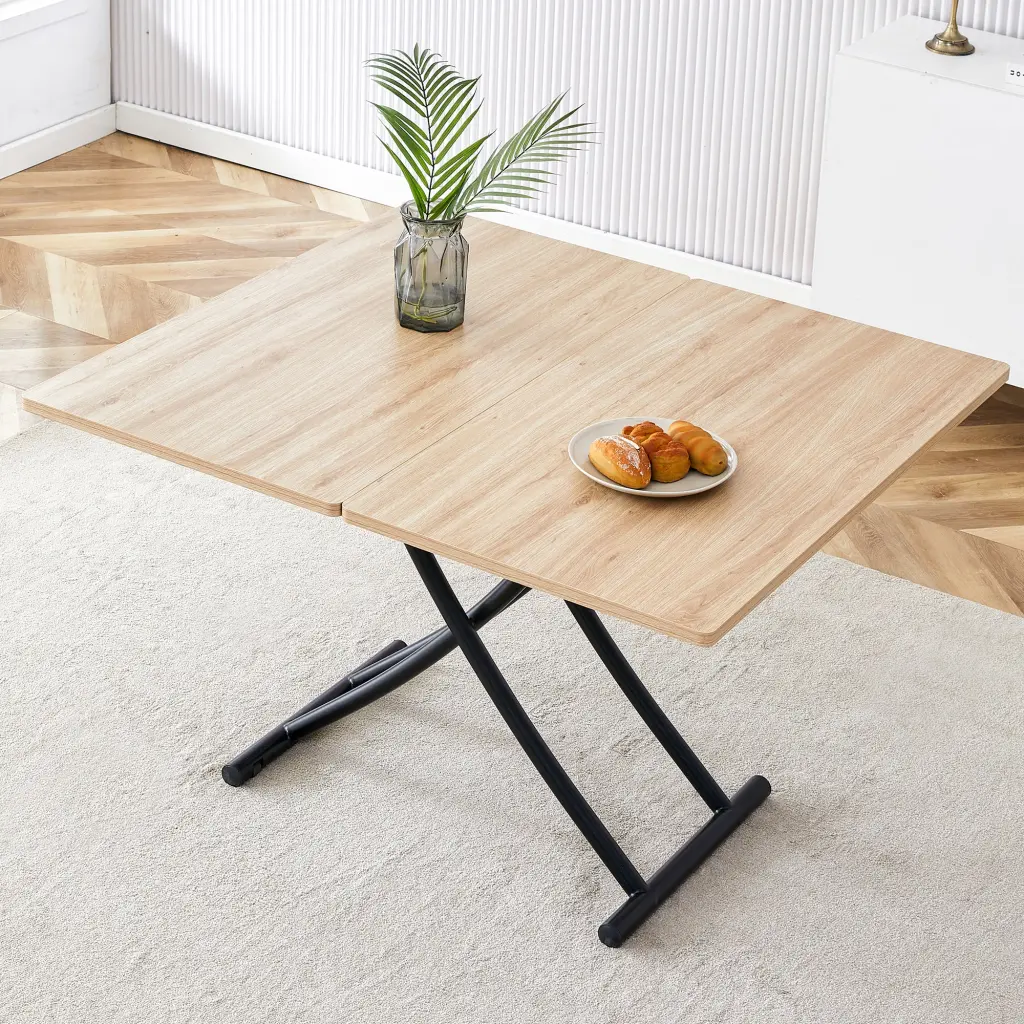 Modern Minimalist Multifunctional Lift Table 0.8 Inch Mfc Tabletop droom w-1151