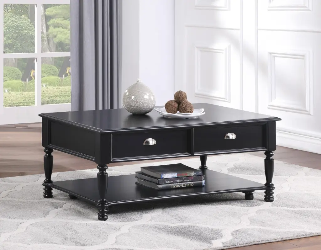 Timeless Design Black Lift Top Cocktail Table Casters Coffee Table kanepe