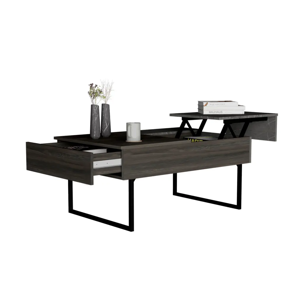Lift Top Coffee Table 2 Dazza One Drawer Espresso Onyx Finish Modern Design treevol furniture