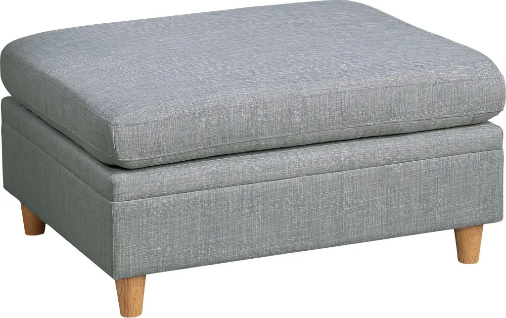 Light Grey Dorris Material Living Room Home Decor Ottoman 1Pc Cushion kanepe