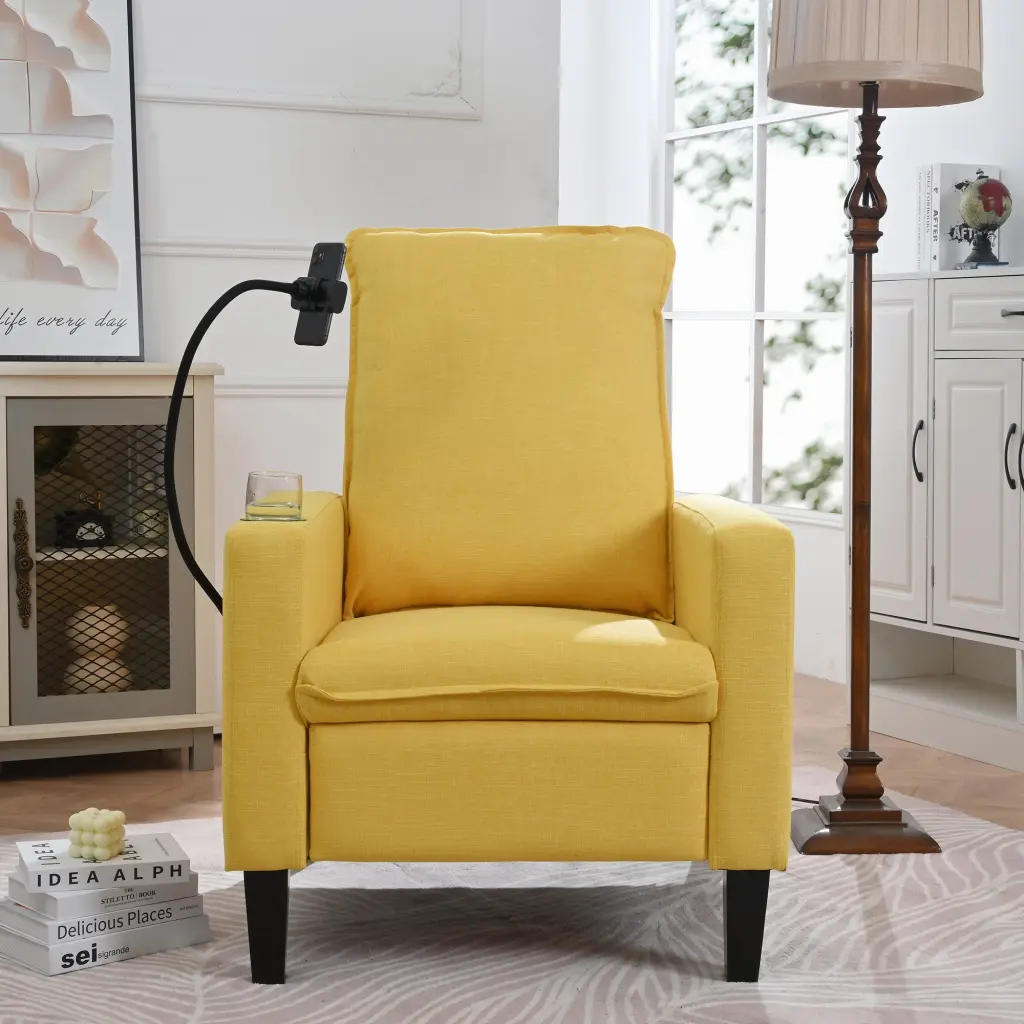 Recliner Chairs Adults Customizable Recliner Sofa Mobile Phone Holder rnb